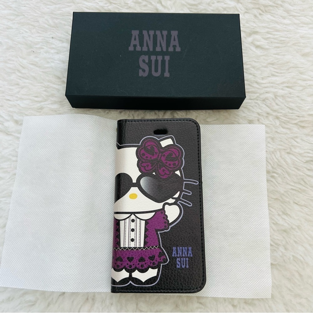 Anna Sui Hello Kitty Colaboration Cards/Mirror/Phone Case w/ Box